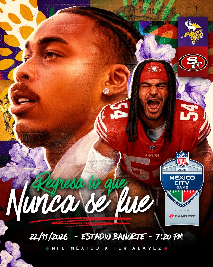 LUEGO DE VARIAS ESPECULACIONES… EL PARTIDO DE LA NFL EN MÉXICO ESTÁ CONFIRMADO