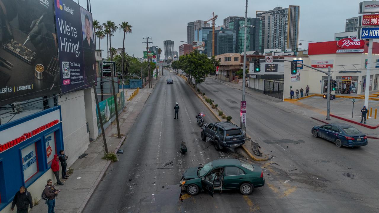 ACCIDENTE VEHICULAR EN EL BULEVAR AGUA CALIENTE
