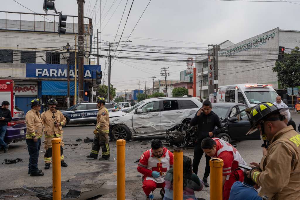 CARAMBOLA DE VEHÍCULOS EN ZONA CENTRO.