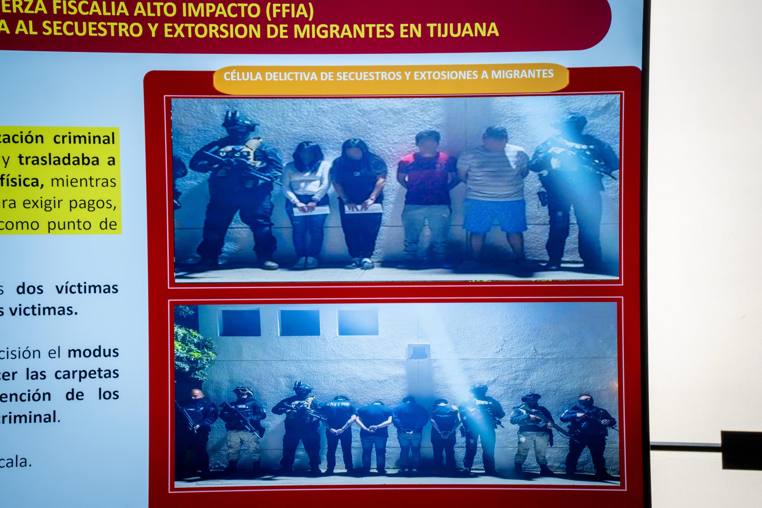 DETIENEN A NUEVE POR PRESUNTO SECUESTRO DE MIGRANTES