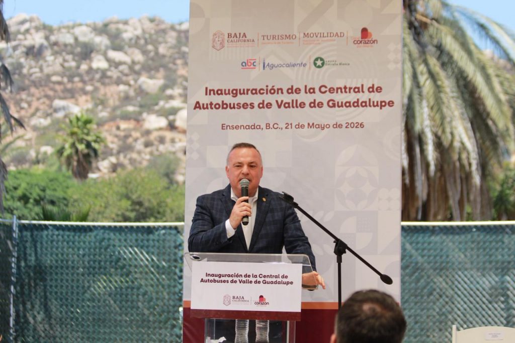 INAUGURAN NUEVA CENTRAL DE AUTOBUSES EN VALLE DE GUADALUPE.