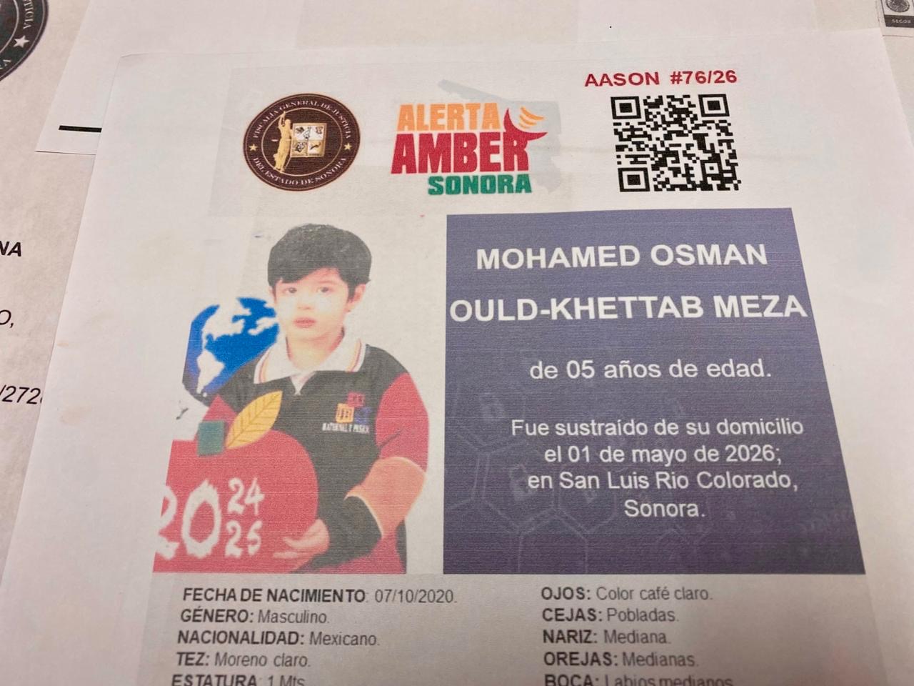 MADRE BUSCA A SU HIJO TRAS PRESUNTO SECUESTRO POR SU PADRE