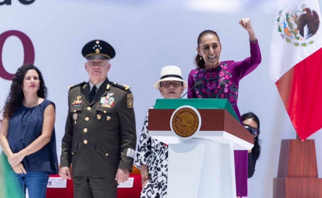 Informe de Claudia Sheinbaum el pasado 31 de mayo.