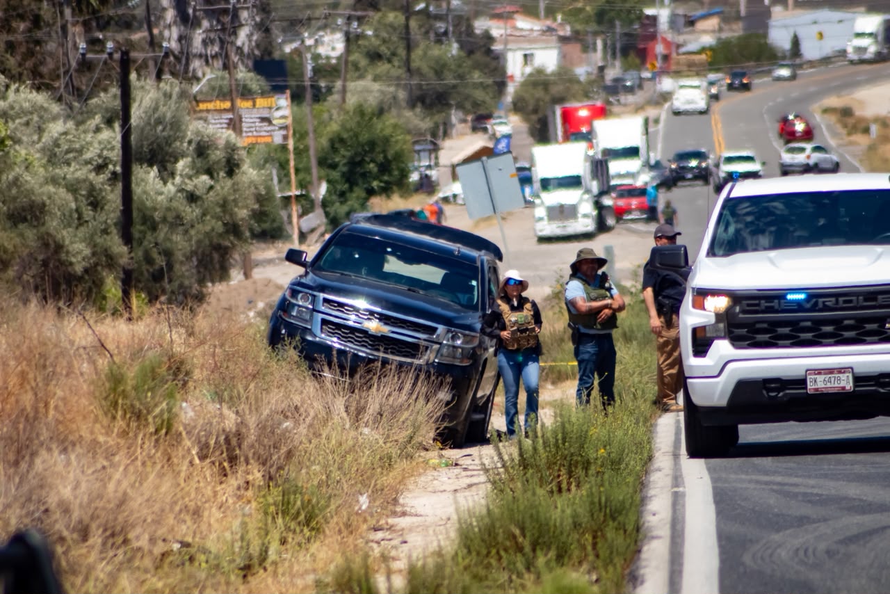 ABATEN A PRESUNTO RESPONSABLE DE ROBO DE VEHÍCULO TRAS PERSECUCIÓN ENTRE MEXICALI Y TECATE