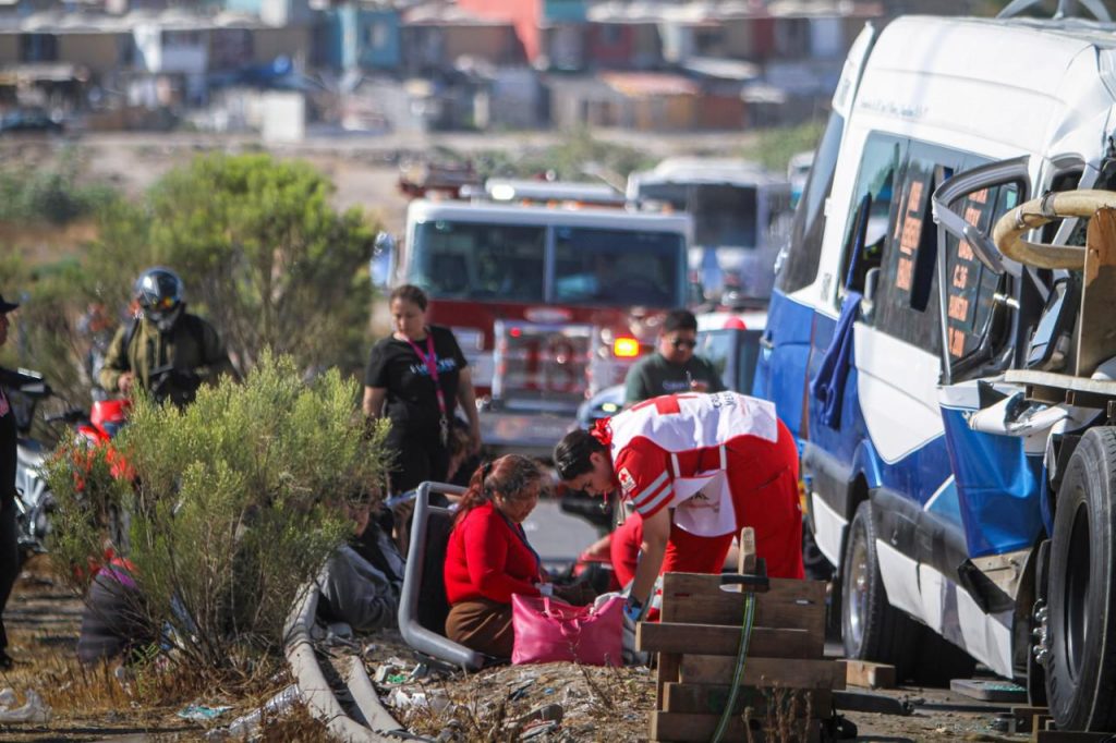 ATIENDEN A MÁS DE 20 LESIONADOS.