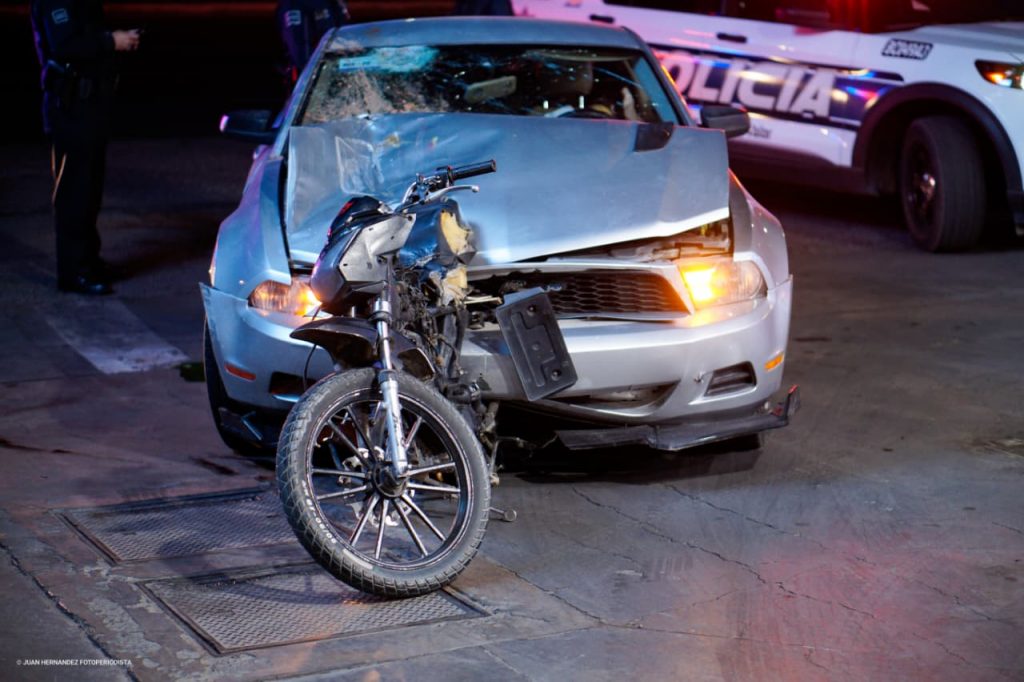 MOTOCICLISTA SUFRE LESIONES DE GRAVEDAD TRAS CHOQUE EN MEXICALI.