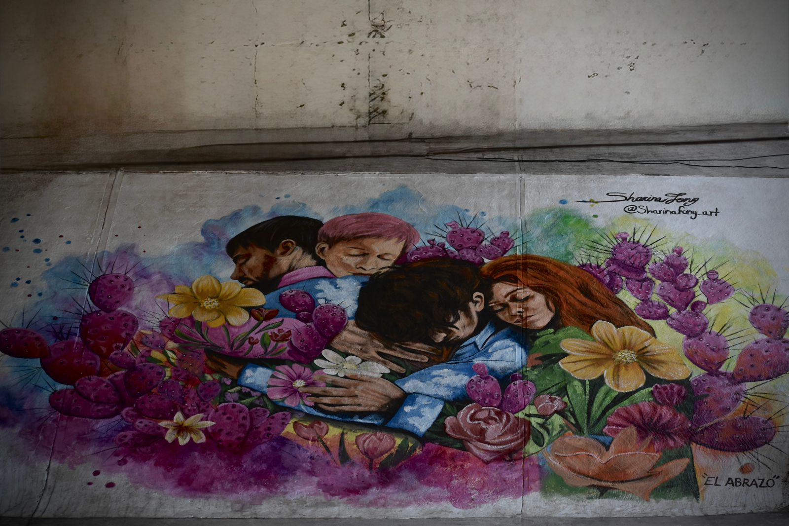“EL ABRAZO” UN MURAL EN ROSARITO COMO MENSAJE DE INCLUSIÓN
