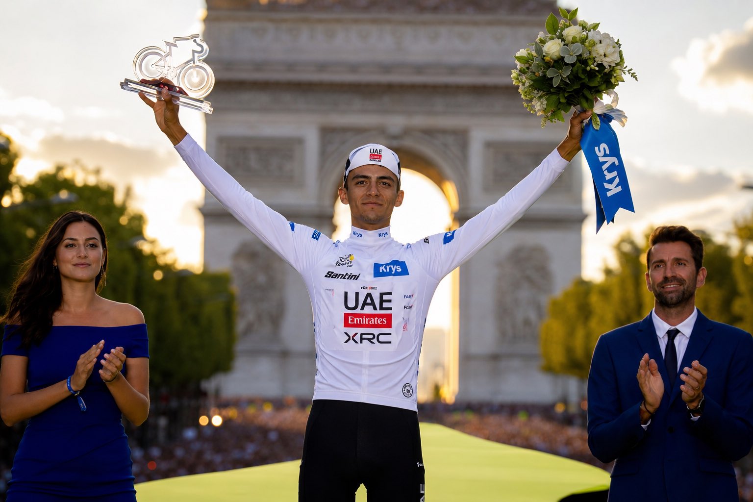 ISAAC DEL TORO ENTRA A LA HISTORIA DEL DEPORTE MEXICANO LOGRANDO EL PODIO EN EL TOUR DE FRANCIA