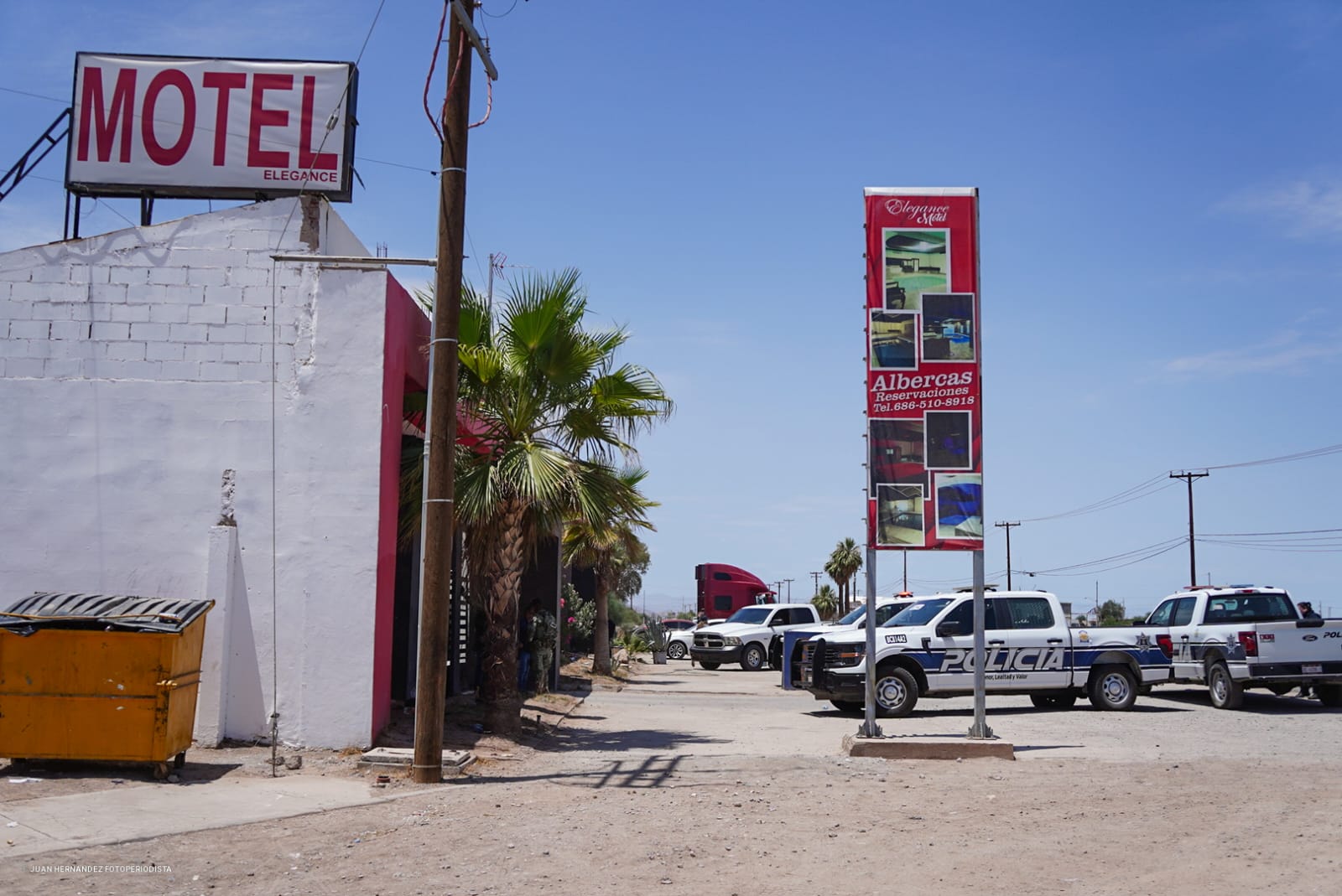 REPORTAN DETONACIONES EN MOTEL DE MEXICALI; DOS MUJERES FUERON DETENIDAS