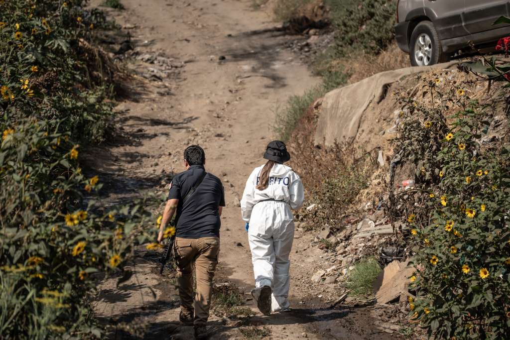 Localizan cuerpo calcinado en Pedregal de Santa Julia, en Tijuana