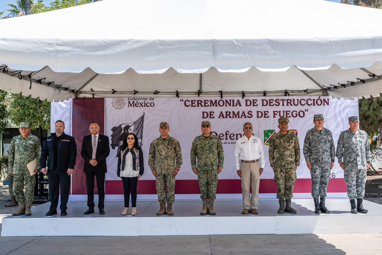 MÁS DE MIL ARMAS ASEGURADAS EN BAJA CALIFORNIA SON DESTRUIDAS