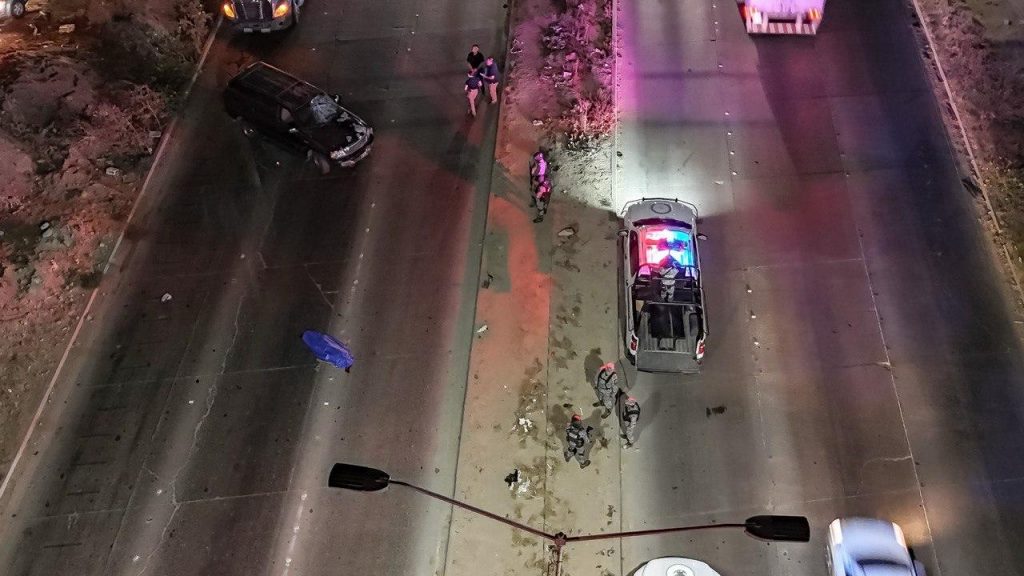 FALLECE PEATÓN TRAS SER ATROPELLADO EN LA VÍA RÁPIDA PONIENTE.
