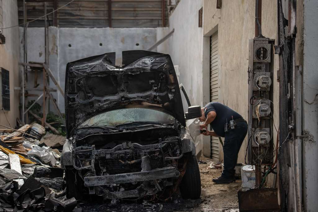 EL INCENDIO DE AUTOMÓVIL PUDO SER PROVOCADO