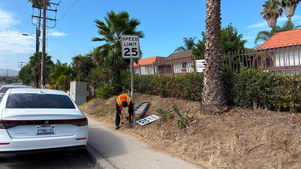 SAN DIEGO INICIA SU PRIMER PLAN DE MANEJO DE VELOCIDAD CON REDUCCIÓN DE LÍMITES.