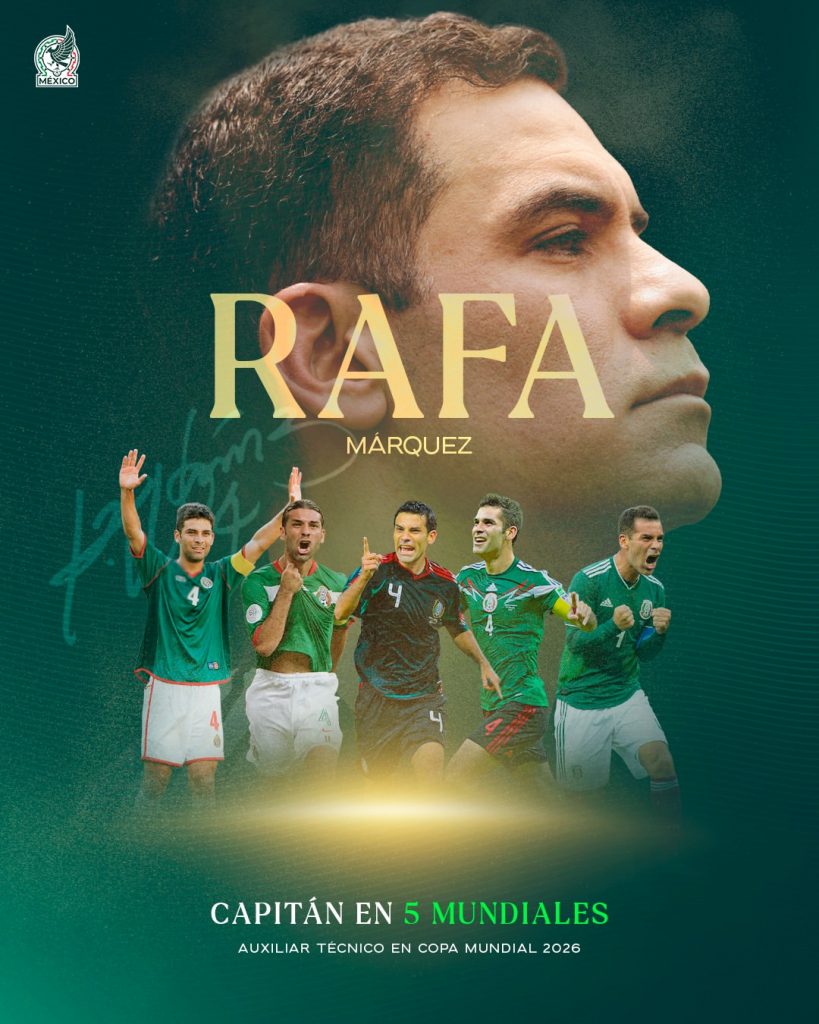 RAFA MÁRQUEZ ES NUEVO ENTRENADOR DEL TRICOLOR