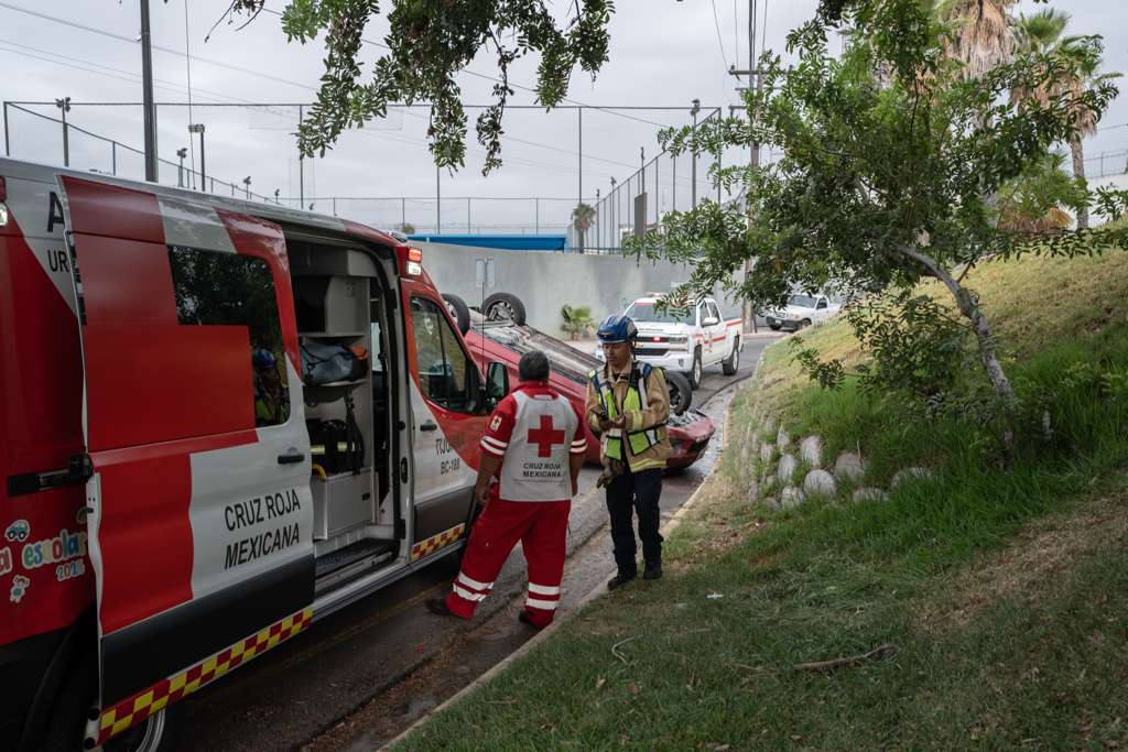 PARAMÉDICOS VALORARON AL CONDUCTOR.