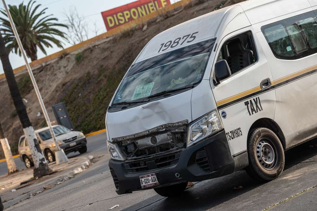 CONDUCTOR DEL TAXI QUEDA A DISPOSICIÓN DE LAS AUTORIDADES