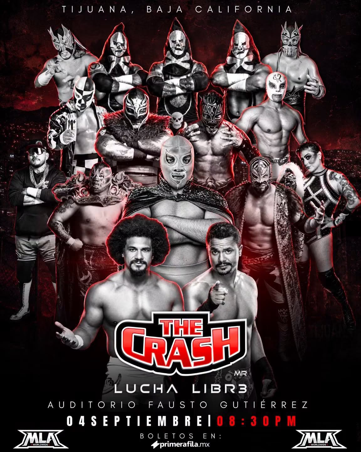 HISTÓRICO: CARLITO ENCABEZARÁ LA FUNCIÓN DE THE CRASH EN TIJUANA; APUESTAN POR UNA CARTELERA DE ALTO IMPACTO