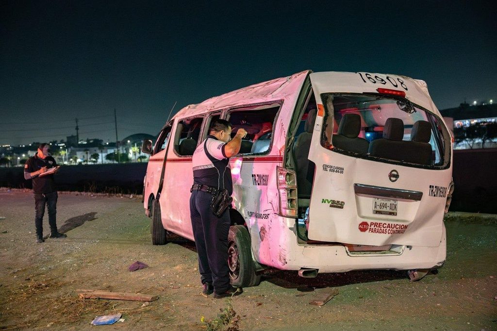 CONDUCTOR DEL TAXI DE RUTA SALIÓ ILESO