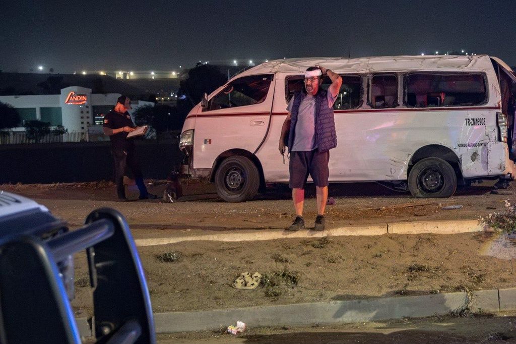CONDUCTOR DEL TAXI DE RUTA SALIÓ ILESO